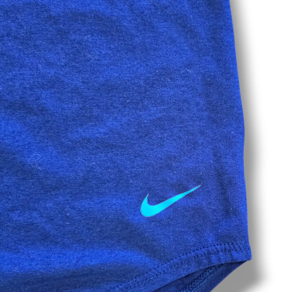 Nike women's Dri-FIT Royal Blue "Just Do It" Racerback Training Tank – Medium - Picture 3 of 8